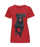 Ladies red labrador T Shirt