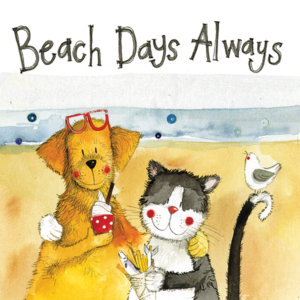 Greetings Card "Beach Days Always"