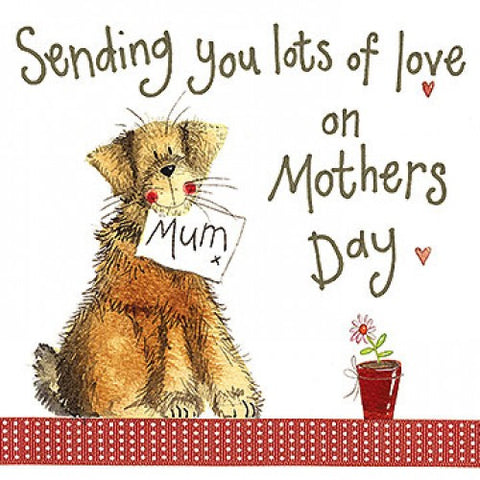 Dog Mothers Day Card Alex Clark Golden Retriever 