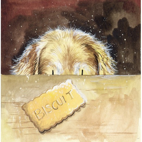 Golden Retriever Card Alex Clark "Biscuit"