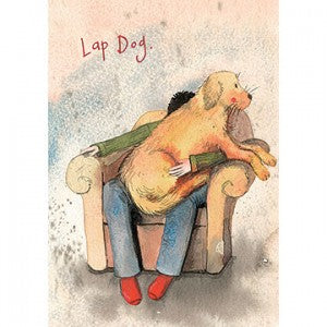 Greetings Card "Lap Dog"